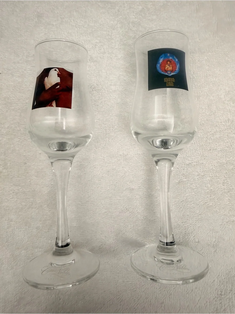 VTG Casa Noble Tequila Carlos Santana Signature Tasting Glasses Set of 2 Abraxas
